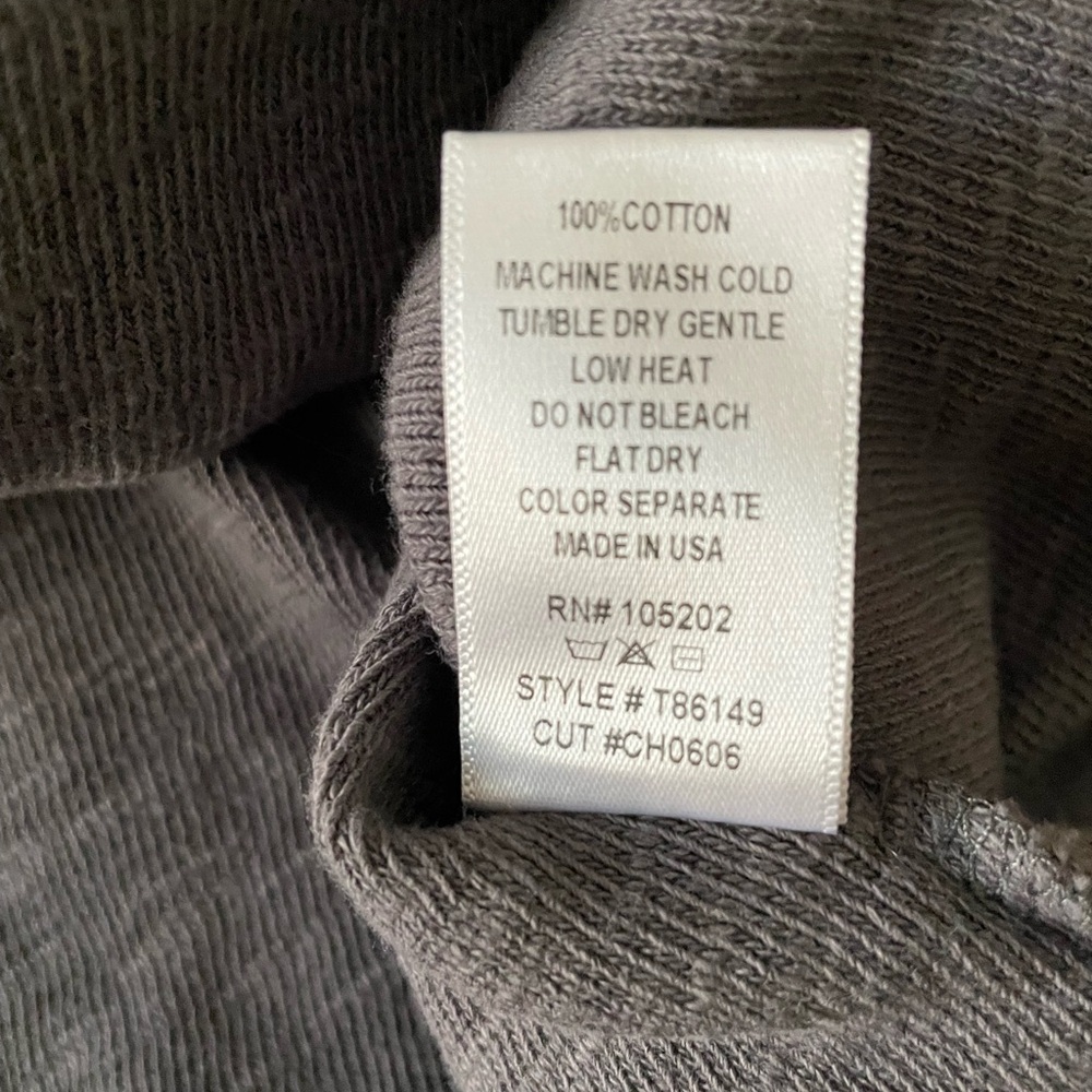 Gray Long Sleeve Button-Down Sweater Dress - Picture 4 of 4